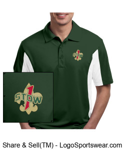 Troop 1 Stow Mesh Wick Polo Design Zoom